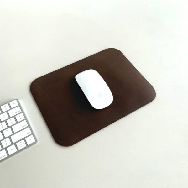 Leather Mouse Pad - Brown - Image 2