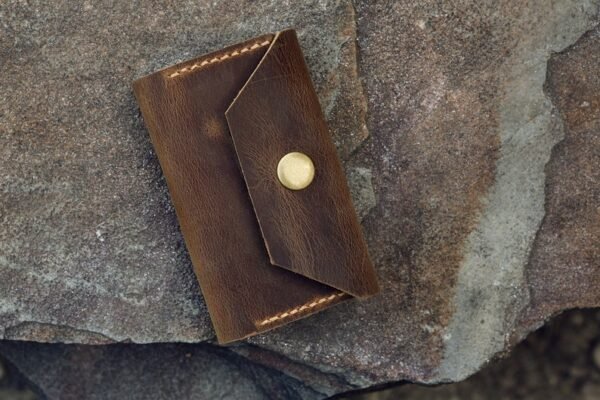 Luxury leather key holder /key organizer - vintage brown