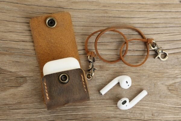 Unisex Leather airpod pro case