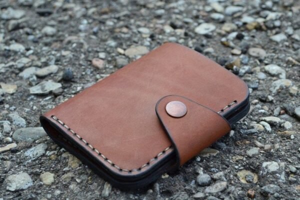 Card Holder - Minimalist Leather Wallet For Men And Women - Brown