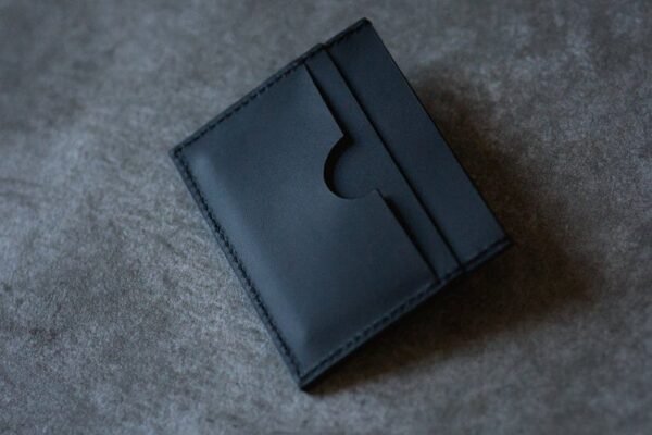 Simple And Beautiful Leather Card Holder Card Holder Wallet For Men - Black