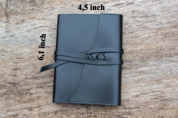 Leather note book case / notepad case for men and women - Image 3