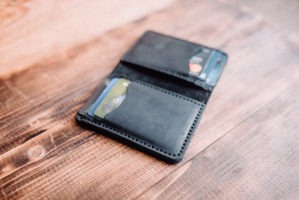leather card wallet, card holder,Leather card holder, Credit card holder,gift for men, handmade card holder,credit card case - Image 2
