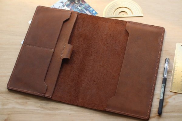 A5 leather note book case / Leather journal - Image 2