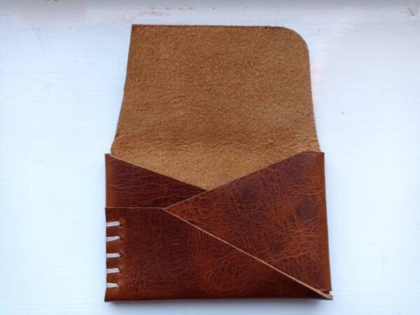 High quality unisex vintage leather card holder