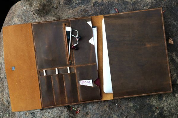 Customize Leather laptop sleeve, Laptop case, laptop protective sleeve