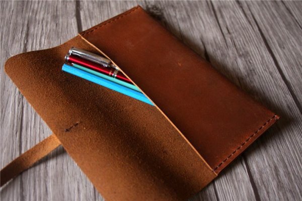 Leather pencil case, pen case, Pencil holder - Image 2