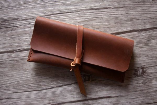 Leather pencil case, pen case, Pencil holder
