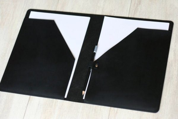 Leather Creation Leather A4 paper case, Leather File case leather A4 documents organizer - Image 2
