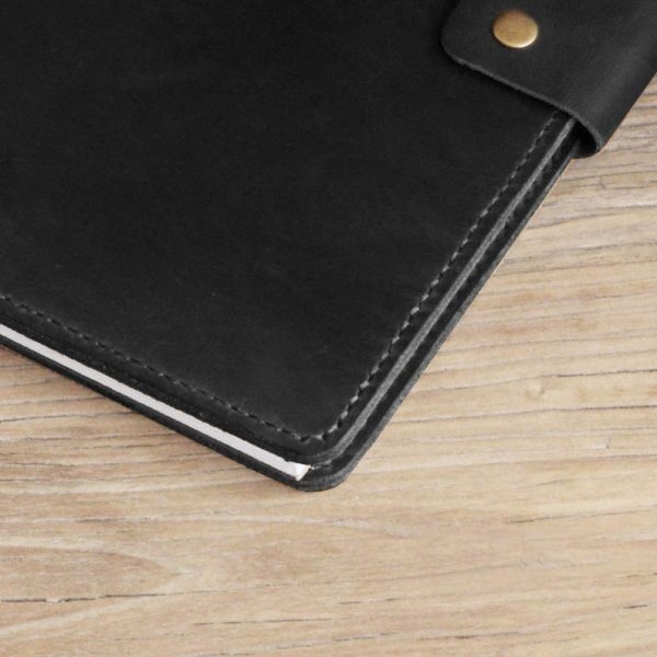 Vintage Leather A4 Case, Leather File Cover, Leather File Organizer - Image 4