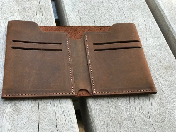 Wallet, Leather Wallet for men Wallet, Antiqued Leather Wallet, Minimalist Leather Wallet, Bifold Leather Wallet, Aged Leather Wallet