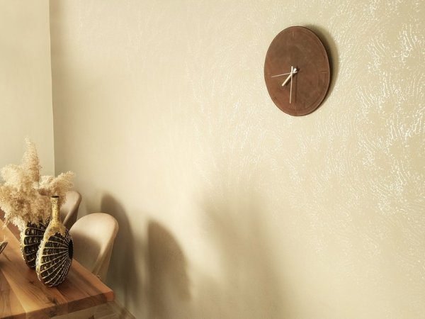 Vintage Leather wall clock home /office wall decor - Image 5