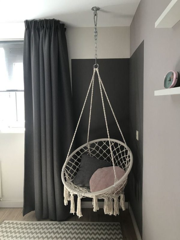 Handmade Swing Chair, Swing Chair,Hand Knitted  Swing Chair, - Image 5