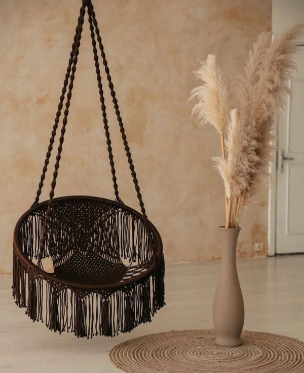 Handmade Swing Chair, Swing Chair,Hand Knitted  Swing Chair,