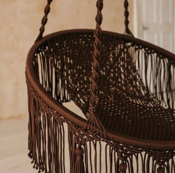 Handmade Swing Chair, Swing Chair,Hand Knitted  Swing Chair, - Image 2