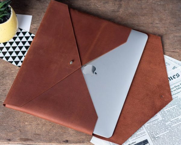 Customize leather laptop ipad sleeve, leather MacBook case , leather documents holder , Laptop protective case