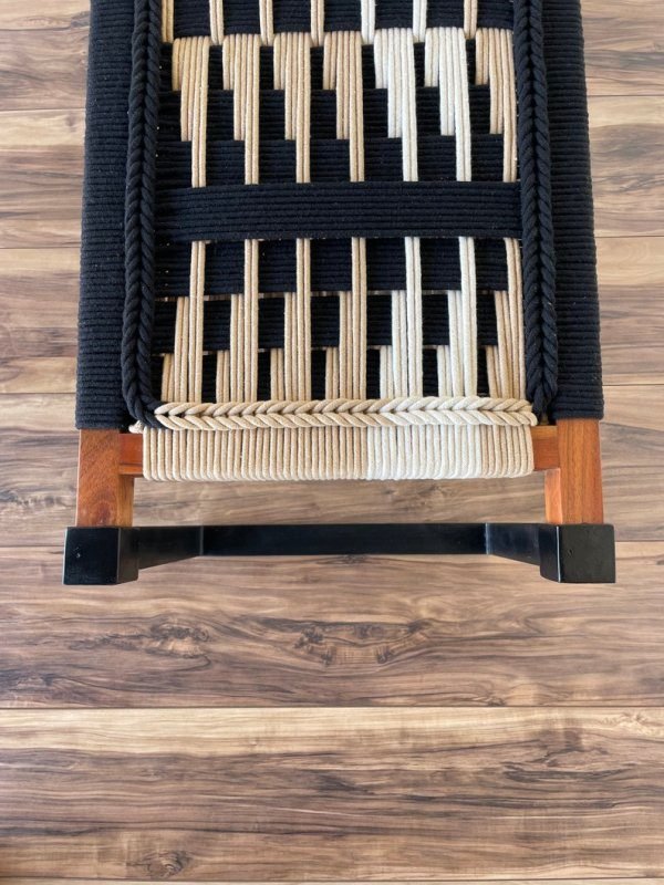 Hand Woven Bench •Stylish Bench Mid Century Woven Bench • Modern Entryway Bench • End Bench • Metal Bench • Charpoy Bench, Hand Woven Bench - Image 6