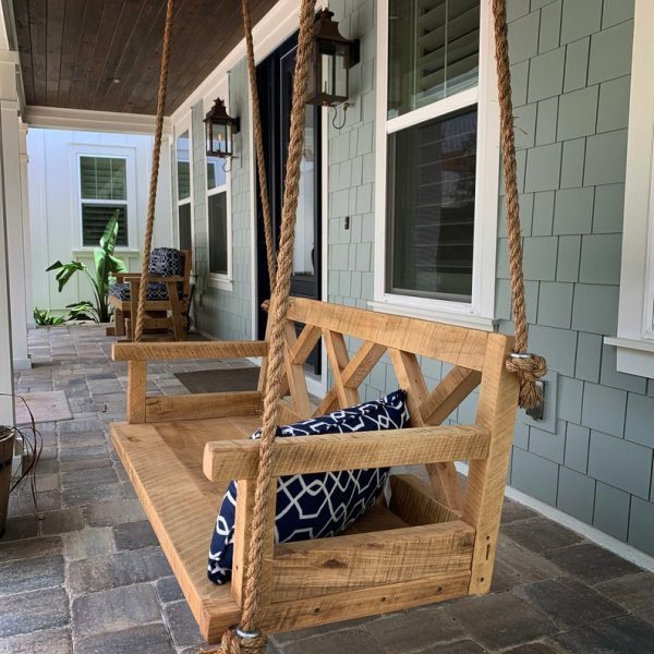 Wooden swing sofa for outdoor and indoor - Image 2