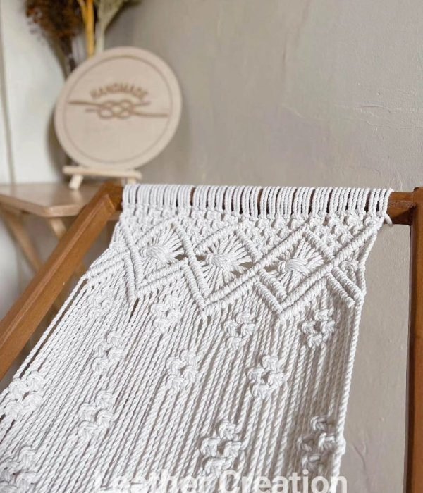 Outdoor/indoor Chair, Handmade Macrame Folding Chair, Comfey Chair,Relaxing Chair - Image 5