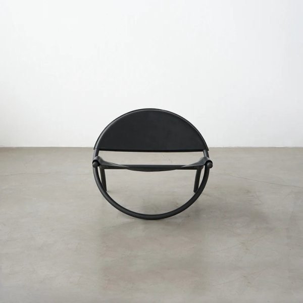 Directors Chair, Leather Chair, Round Metal Chair wrapped in thick Buffalo Leather, Work Chair,  - Image 2