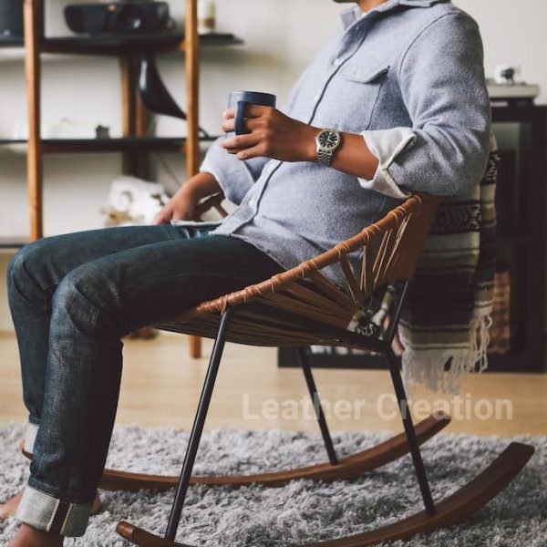 Napa Leather Rocking chair - Image 5