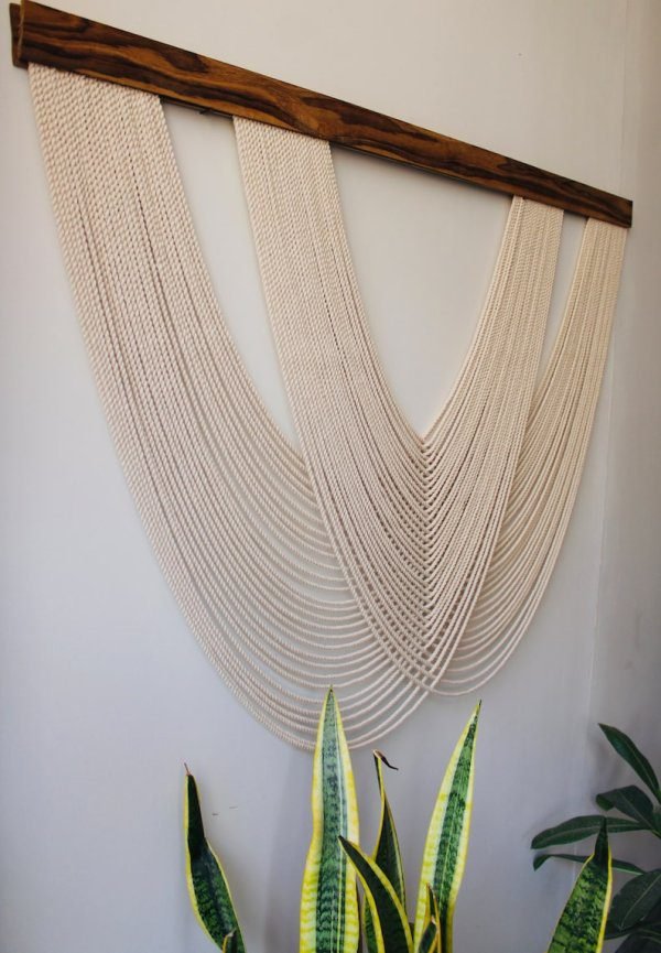 Large Macrame Wall Hanging  Textile Art| Bedroom Decor|Wall Decor - Image 4