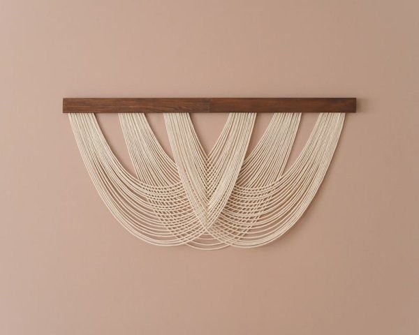 Macrame Wall Hanging, Mid-Century Modern, Yarn Wall Decor, New Home Gifts, Minimalist Art, Rustic Macrame, Tapestry Hanging