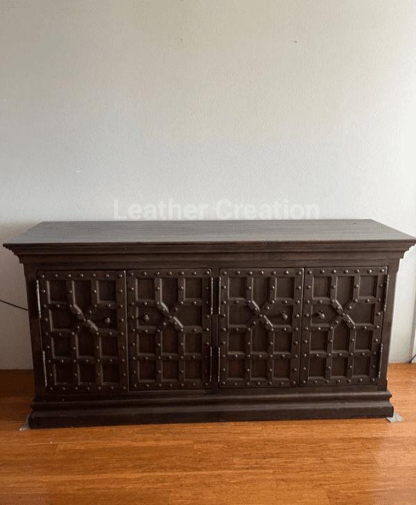 Antique cabinet with Restoration Hardware - Image 2