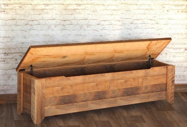 Storage Bench 45" - Bedroom Bench - End of Bed Bench - Bedroom Storage bench - Trunk