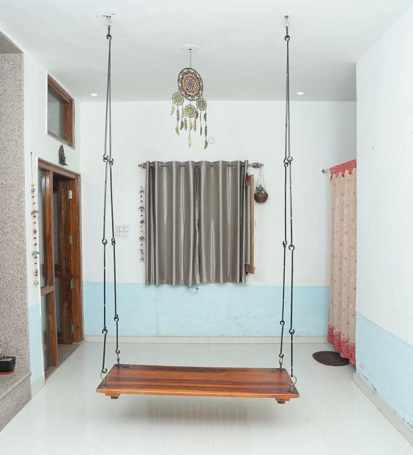 Swing for Porch solid wood swing Wooden jhula - Image 3