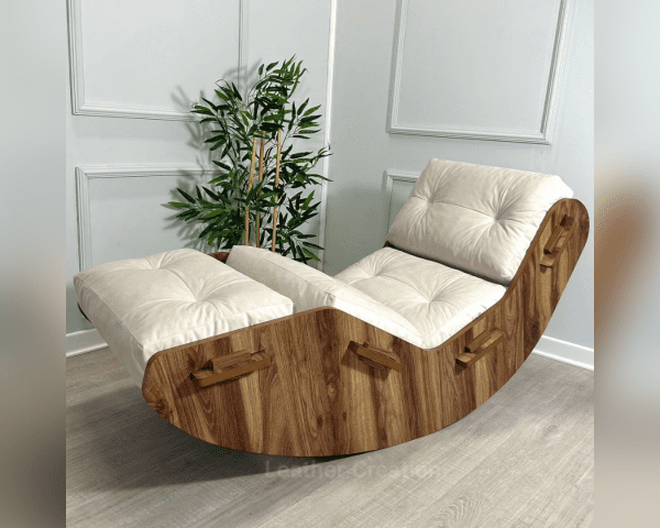 Modern Rocking Bed - Rocking Wood Bed