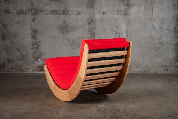 Wooden Relaxer Rocking Chair - Image 8