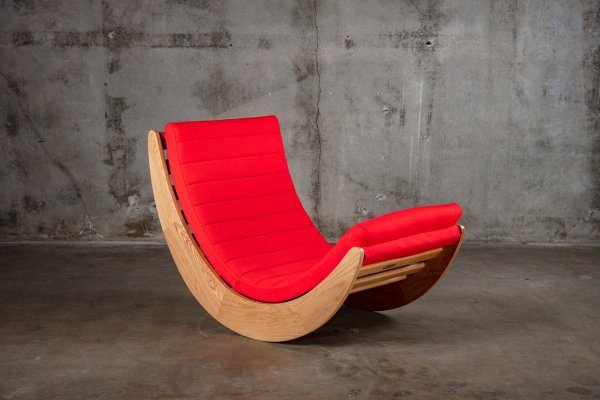 Wooden Relaxer Rocking Chair - Image 7
